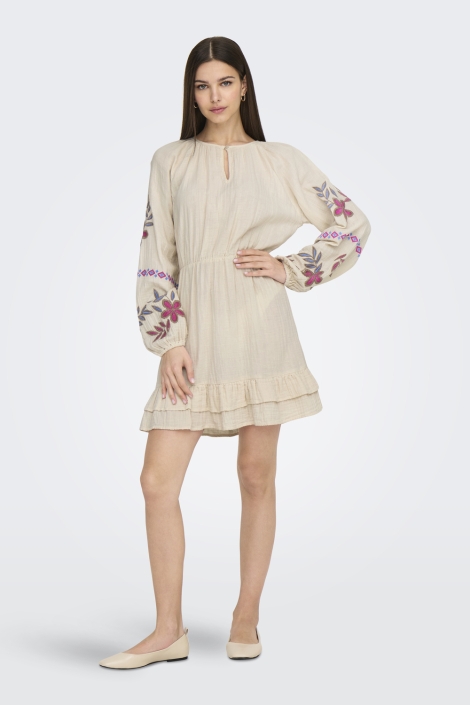 Only onlblake life ls emb dress wvn